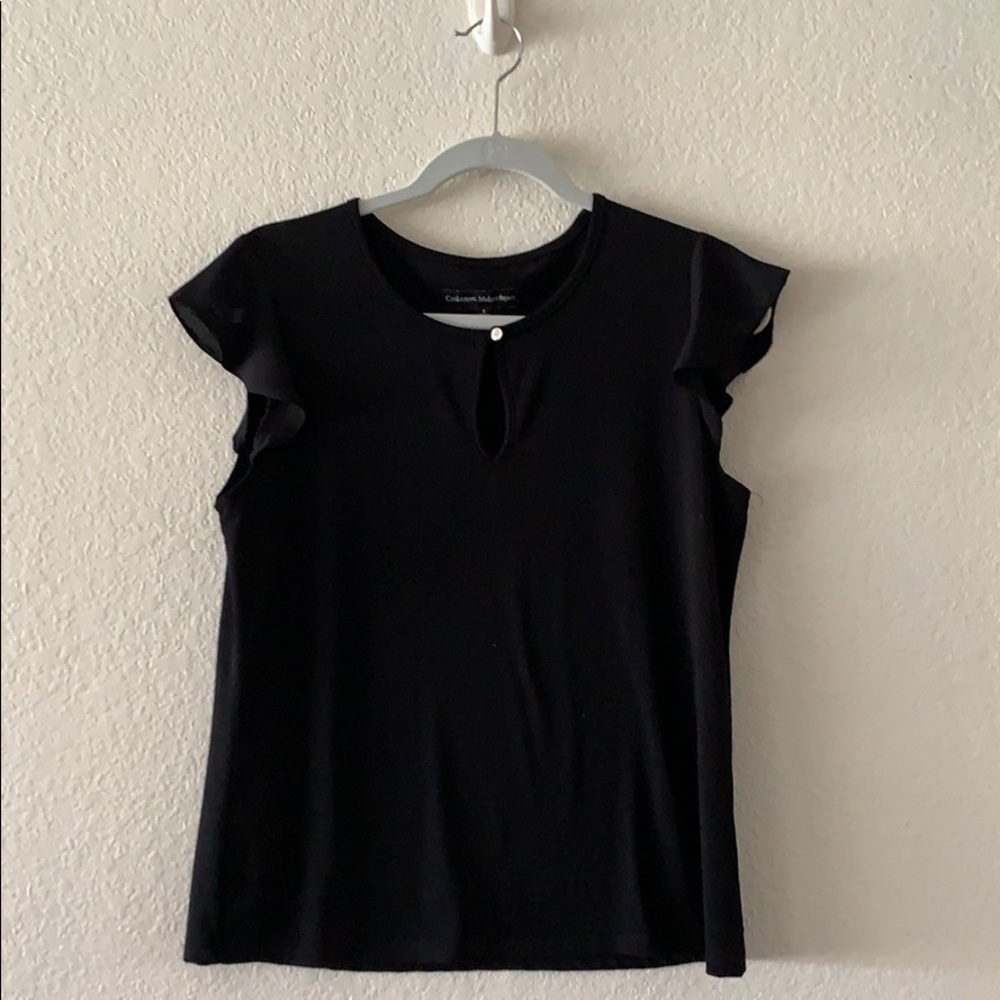 Catherine Malandrino black blouse